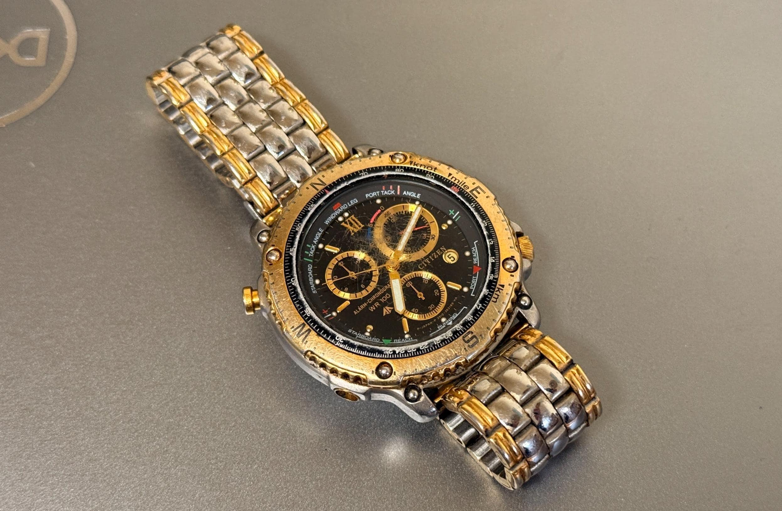 CITIZEN PROMASTER ALARM CHRONOGRAPH WORLD TIME C420-Q02071K