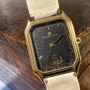 Maurice Lacroix Ladies Quartz Watch Gold Plated Date Display 22x30mm Elegant Timepiece