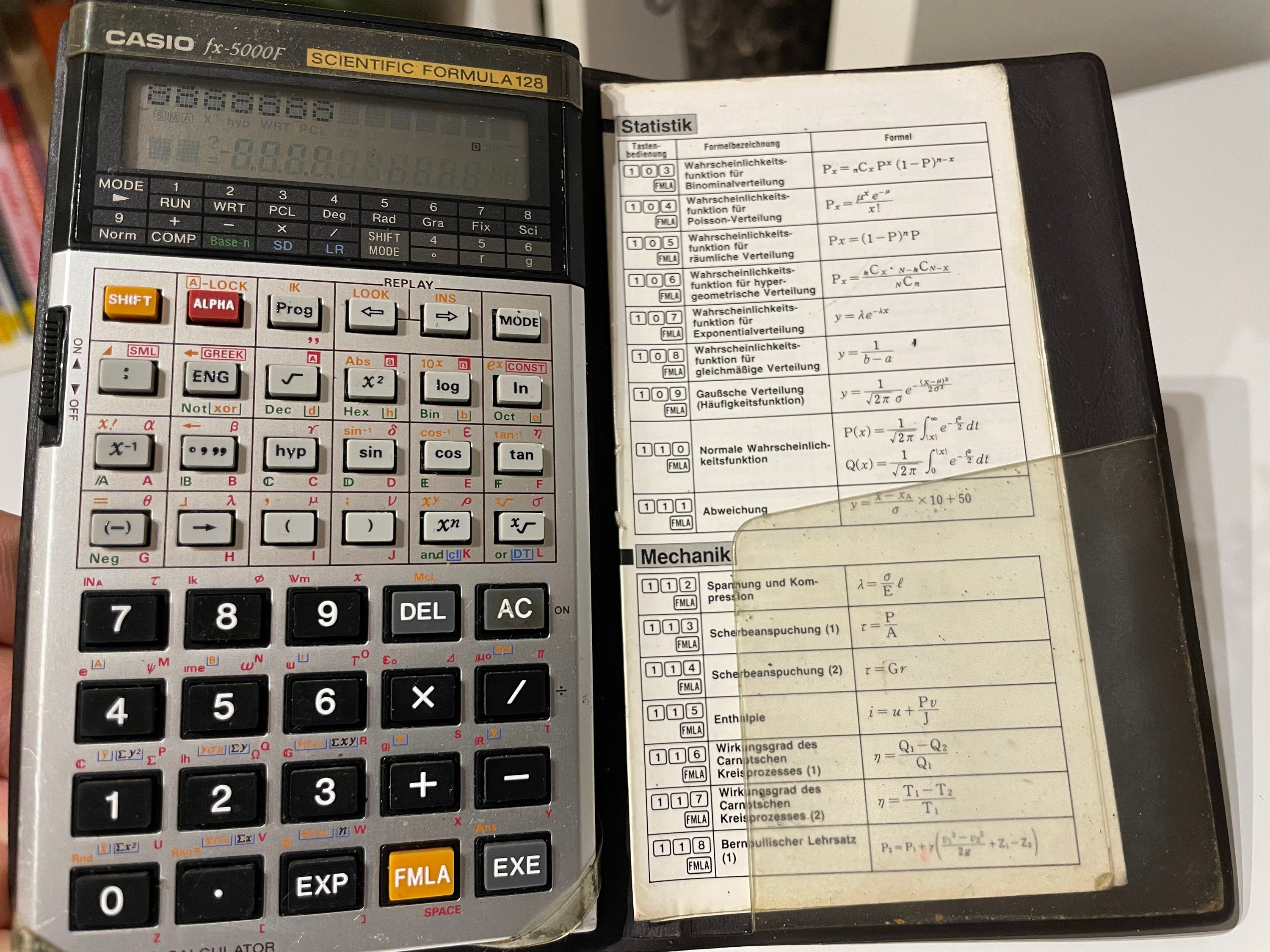 Casio fx top 5000f calculator
