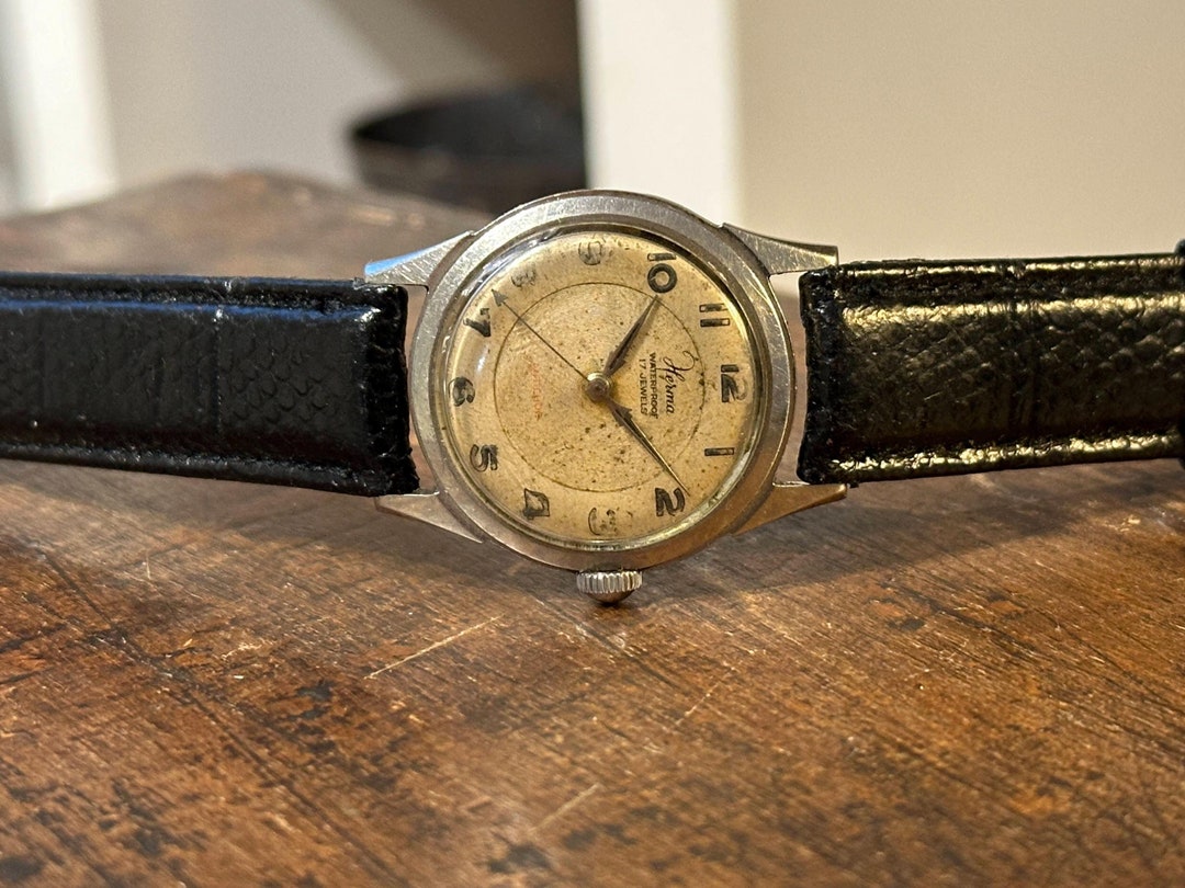 Vintage Herma K2 Cupillard VC 256 1950 Men's Mechanical Watch 33mm