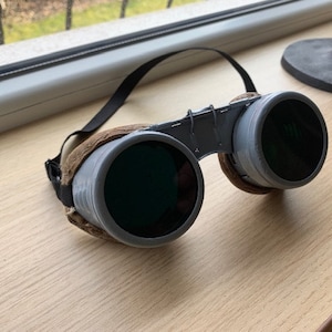 Steampunk vintage welding glasses motocycle google glasses soviet