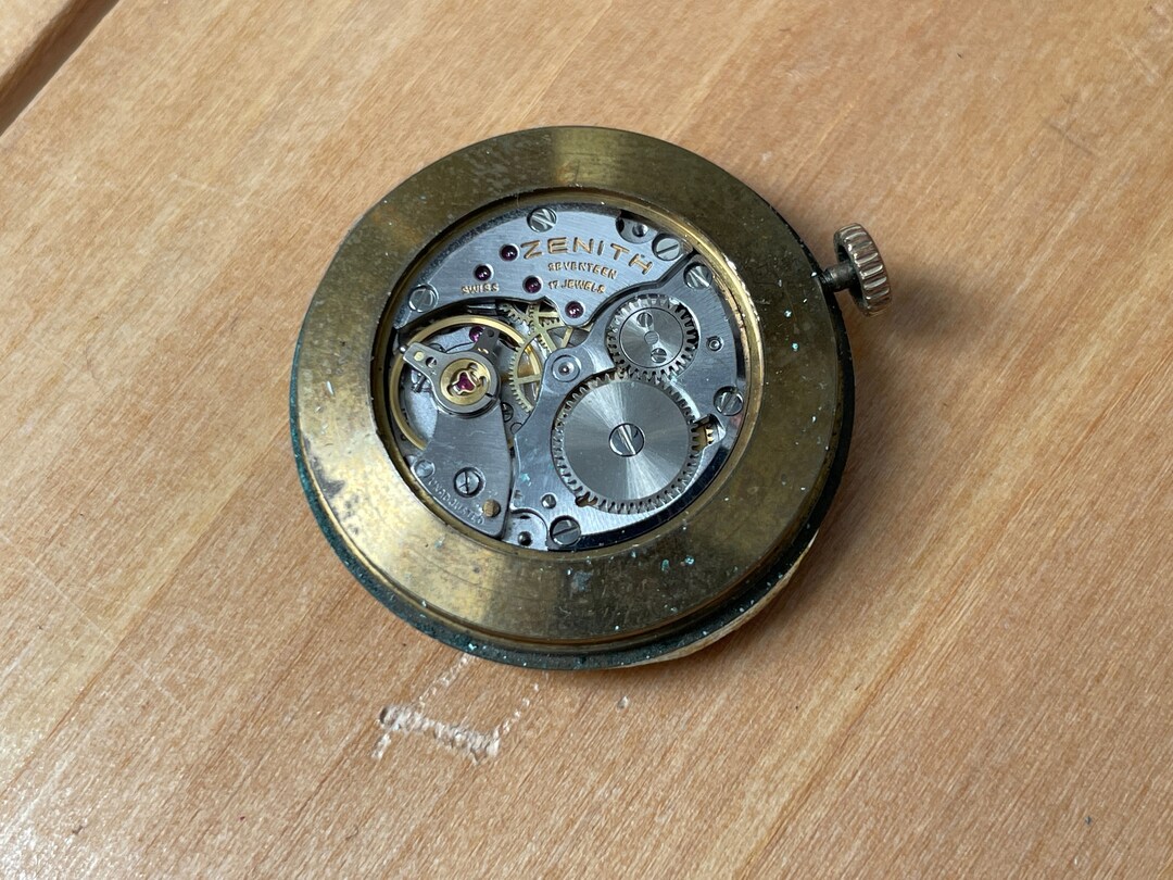 Zenith Lady 1740 17 Jewels Manual Wind Watch Movement Dial Etsy