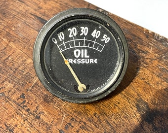Aurora Instruments 4788 Competition Yellow Metric Oil Pressure Gauge Orange Vintage Needles, Chrome Trim Rings, Style Kit Installed Aurora Instruments 4788 Competition Yellow Metric Oil Pressure Gauge Orange Vintage Needles, Chrome Trim Rings, Style Kit Installed