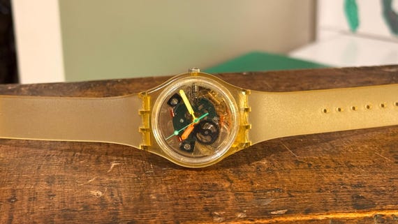 スウォッチ アート・スペシャル ジェリー・ピアノ Swatch Ultra Vintage Jelly Piano Swatch Watch 1999 | Retro 80s - Etsy