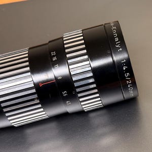 Photo Enna München Tele-Ennalyt 240 mm f/4,5 M42 Bajonett Objektiv | Vintage manuelle Blende Kamera-Objektiv Mint