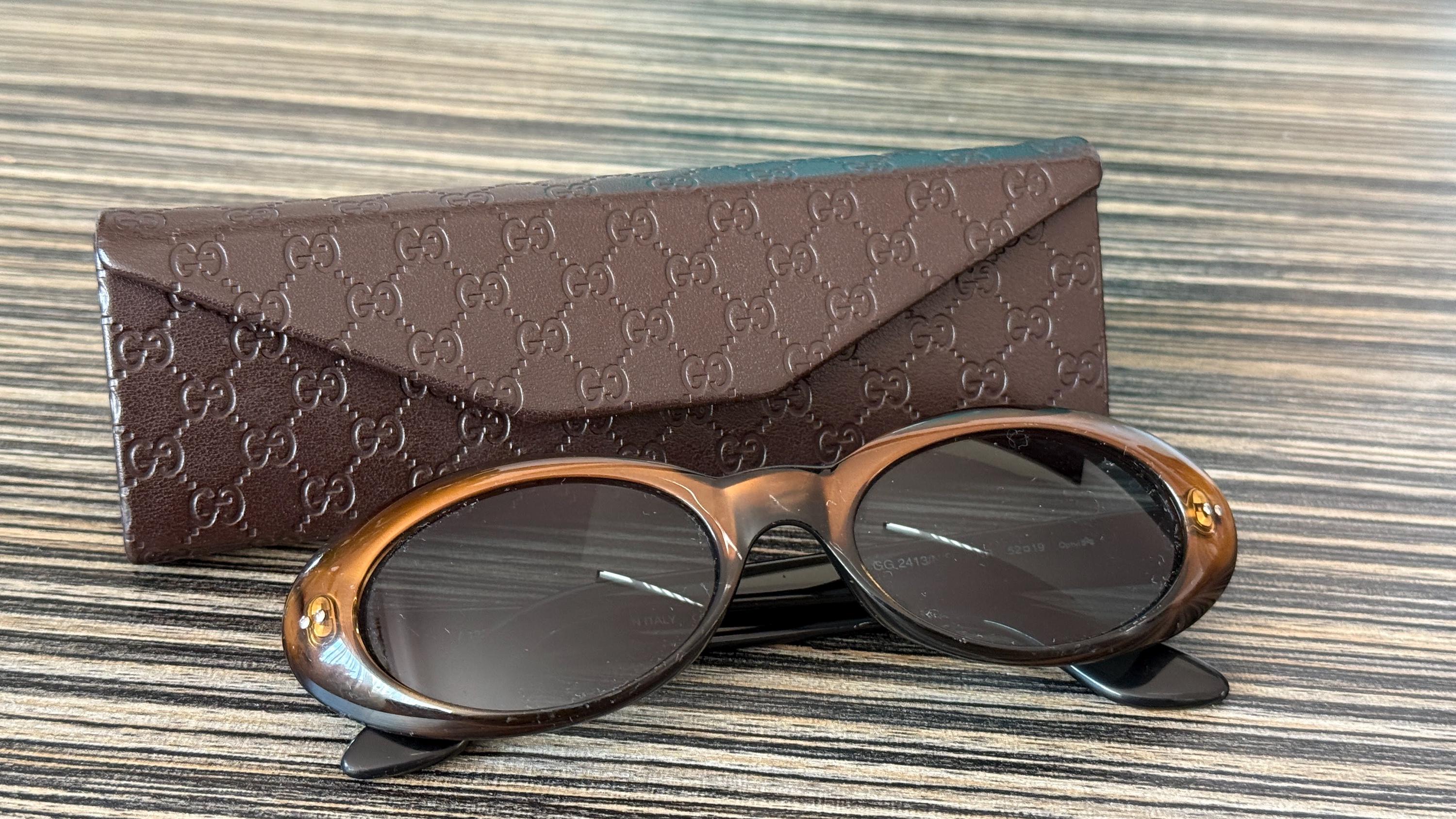 Vintage Gucci GG 2413/N/S Oval Sunglasses Gucci GG 2413/S – Sammy & Nino main image 3