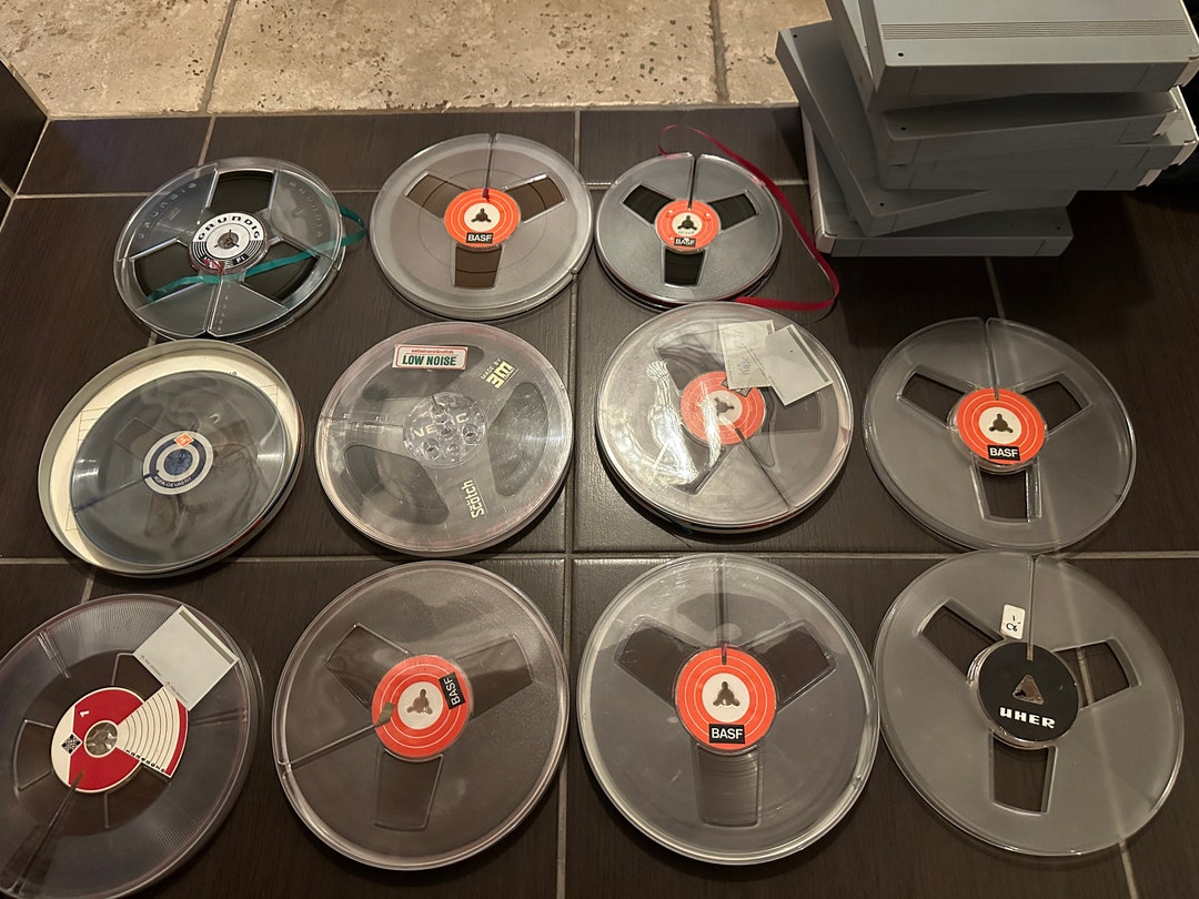 Agfa Basf Scotch Tonband Band Lot With Cases Etsy