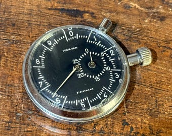 Leonidas Heuer Trackmaster Stopwatch | Vintage Racing Timer, Retro