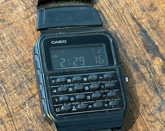 RARE Vintage Casio C-80 Calculator/ Watch Module 133 JAPAN R