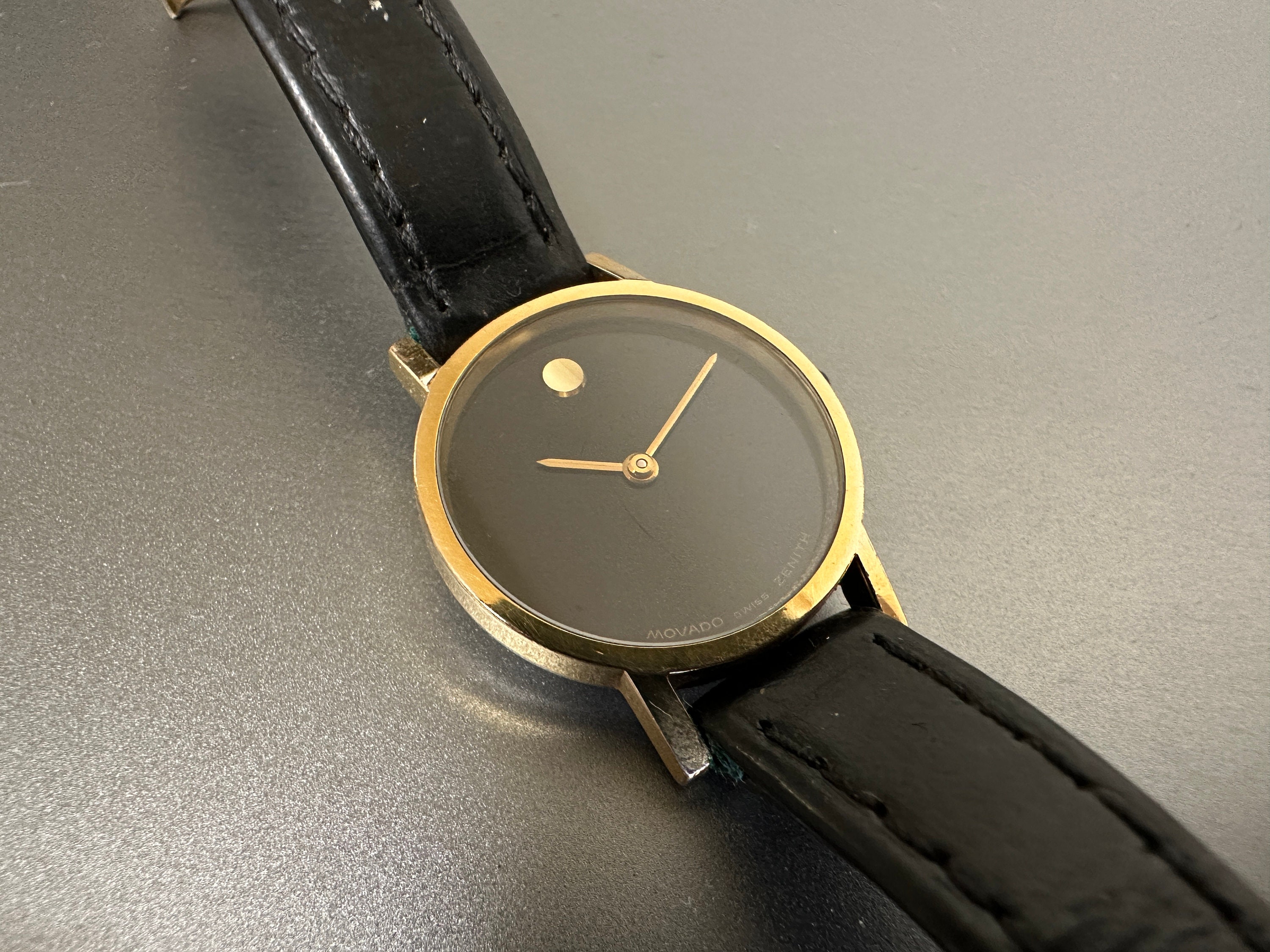 Vintage Solid 14k MOVADO Museum by ZENITH Winding Ladies Watch 36 2180  305*EXLNT - Fashion Ace, Inc