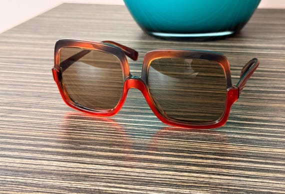 Rodenstock Sirona Vintage Sunglasses, Oversized 70s Hippie  display picture 2