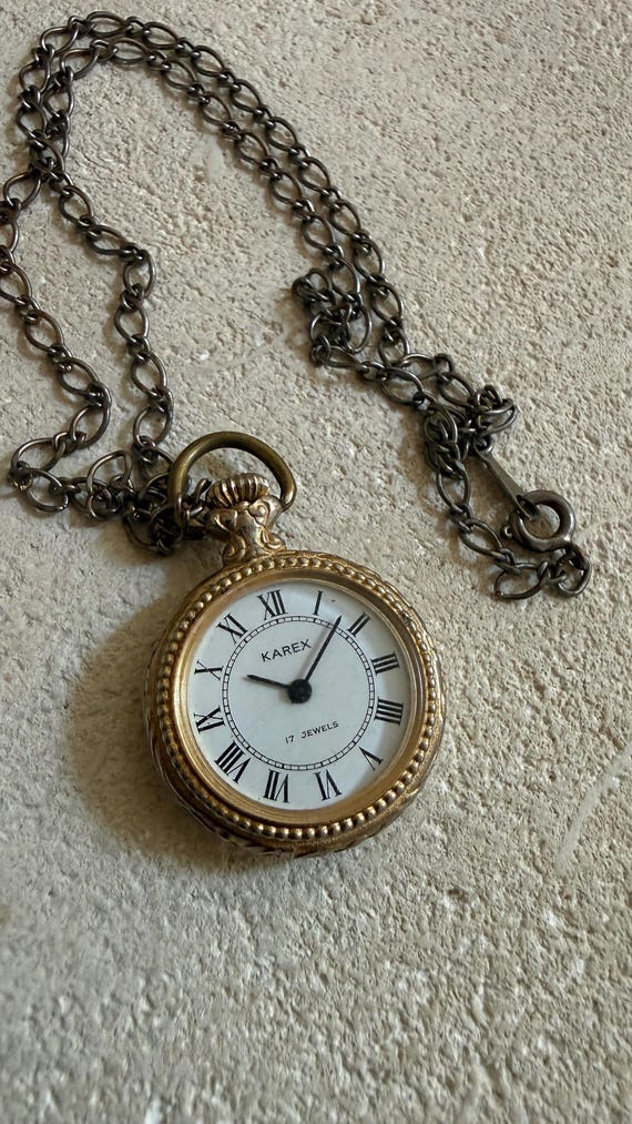 Karex Pocket Watch, Mechanical Manual Wind with 25mm Dial