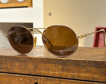Emporio Armani Women\'s Rimless Sunglasses in Brown Gradient 201 S Vintage Emporio Armani 201 S 1230, Vintage 2000 main image 4