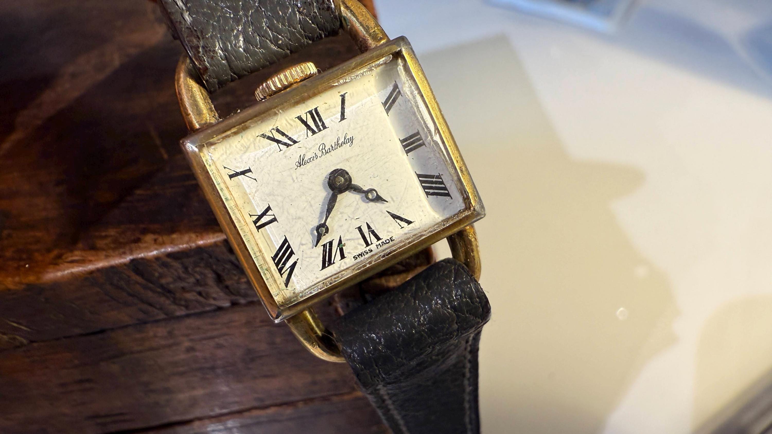 Vintage Ultra Rare Alexis Barthelay Caliper Etrier Swiss Watch