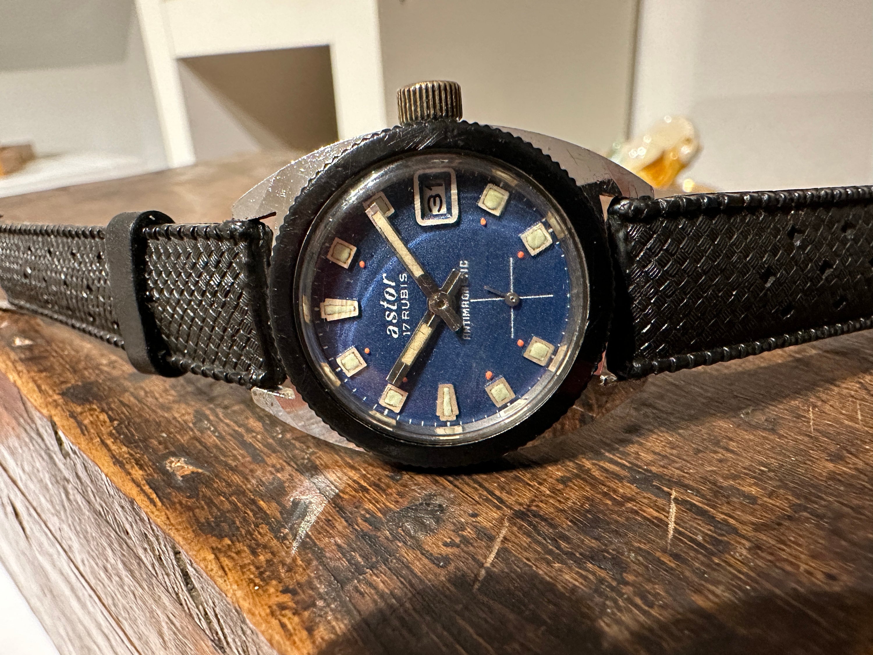 ヴィンテージ アスター ダイバー 機械式腕時計 - 手巻き レトロ