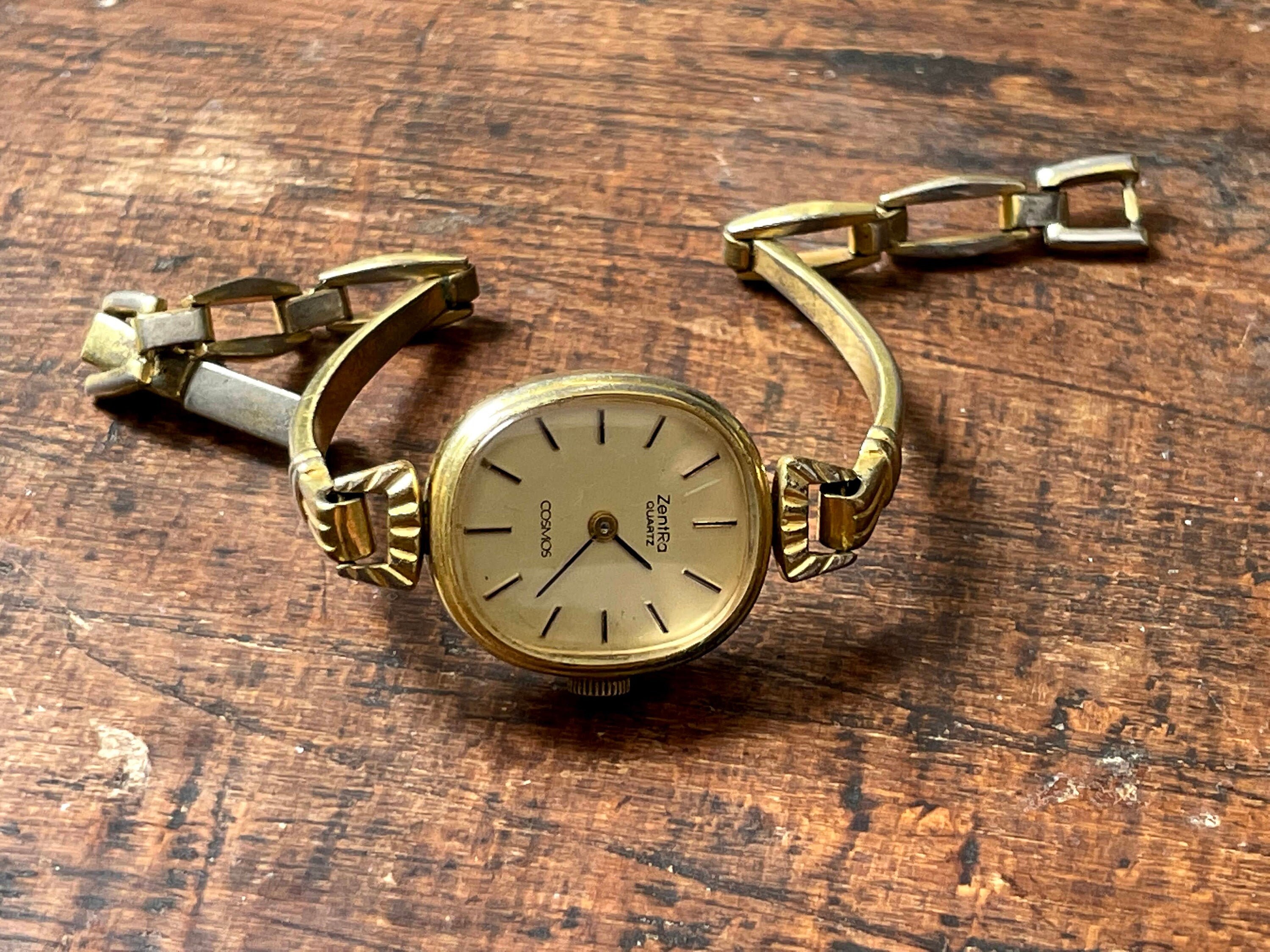 Zentra vintage cosmos dame horloge kwarts | Etsy Nederland