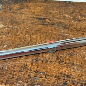 Antique 4 Color Ballpoint Pen by Reynolds France – Vintage Multi-Color Writing Instrument, Collectible Office Accessory, Gift for Writers