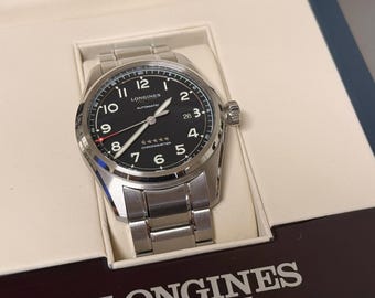 Longines Spirit 42mm Chronometer Automatic Watch with Box and Papers