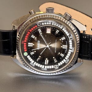 Vintage Kristo Diver Watch | Jumbo 43mm Case, Compressor Style & Interior Bezel, Collectible Timepiece for Watch Enthusiasts