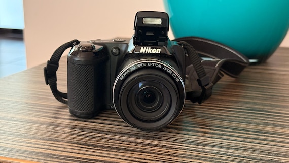 Nikon Coolpix L340 Black Digital Camera 20.2MP From JAPAN - Etsy