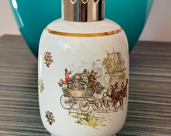 Vintage Lampe Berger Porcelain Fragrance Lamp – Paris Scene Home Décor