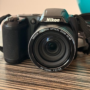 Nikon Coolpix L340 Black Digital Camera 20.2MP From JAPAN - Etsy