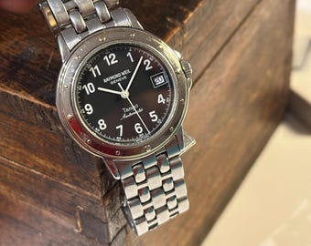 Mens Raymond Weil Tango 5970 Two Tone Gold and Silver Fully Working Watch Pre Owned No Box Etsy
