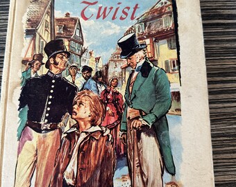 Rare Oliver Twist 1926 Paris Barbato illustrations ODEJ Charles Dickens
