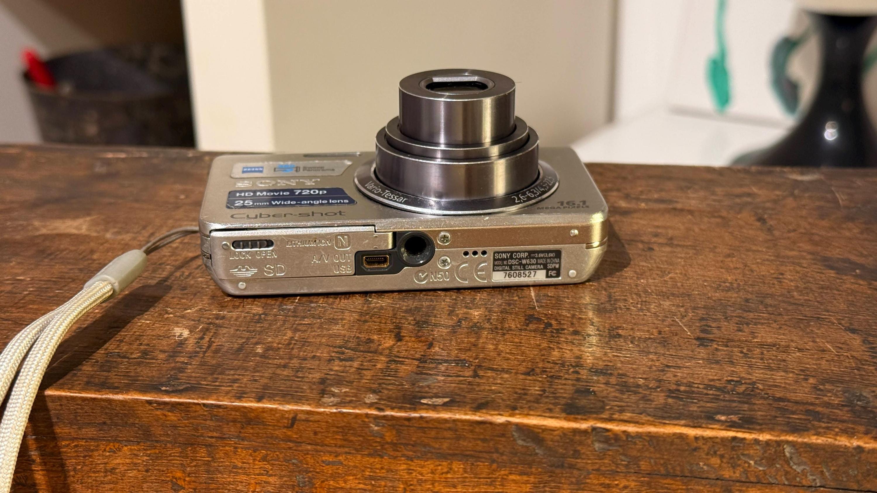 Sony Cyber-shot DSC-W630 Silver Digital Camera, 16.1MP, 5x Zoom