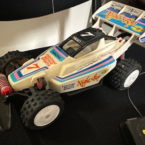 RC Car Frame Buggy 1:20 Scale Black NIKKO Night BOY Remote Control Off-Road Toy Vehicle