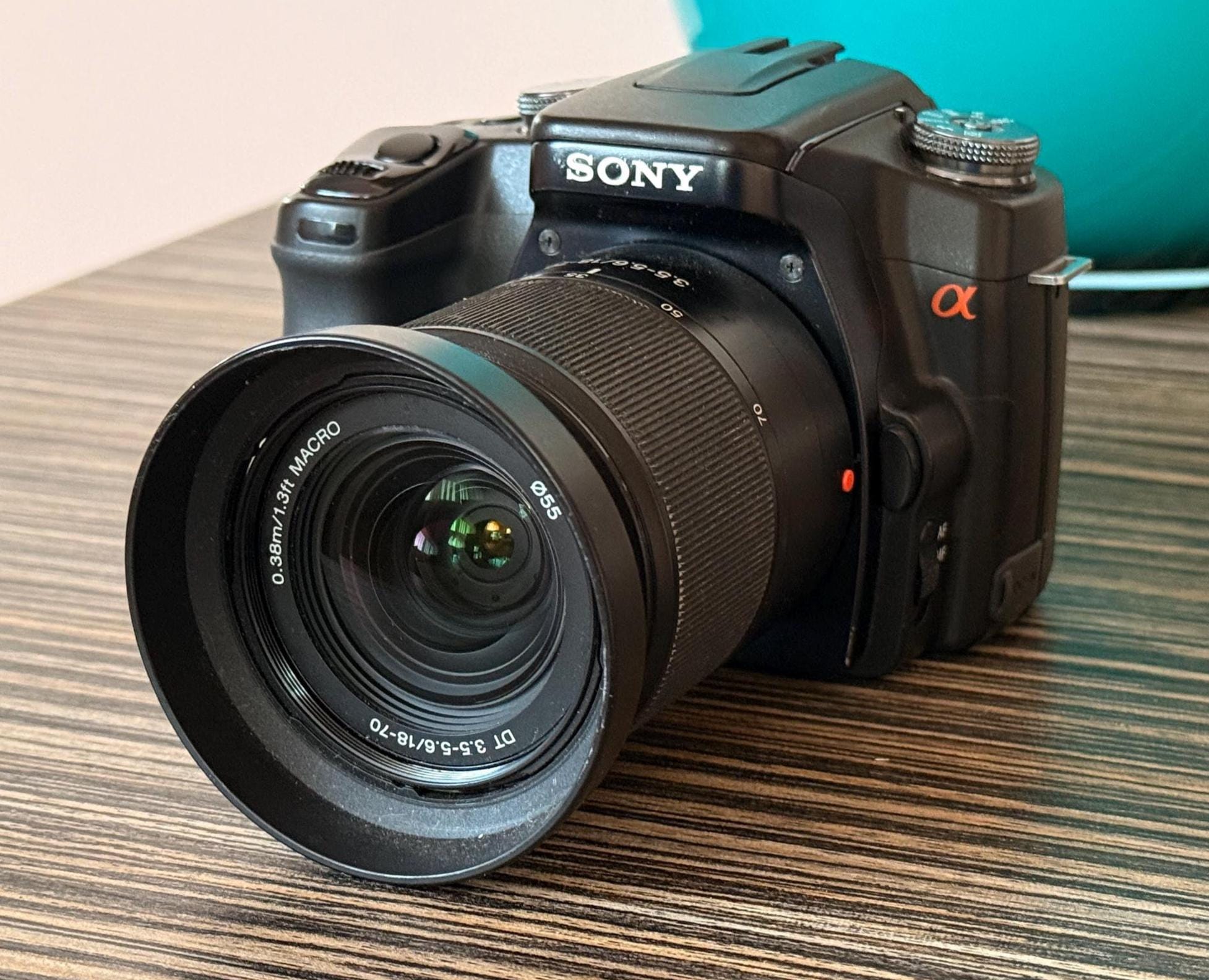 SONY α100 DSLR-A100 W/ Dt 18-55mm F/3.5-5.6 SAM From Japan - Etsy