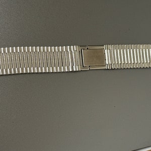 Vintage NOS 19mm Stainless Steel Diver Watch Bracelet - Heavy Duty, Classic Replacement Strap for Dive Watches