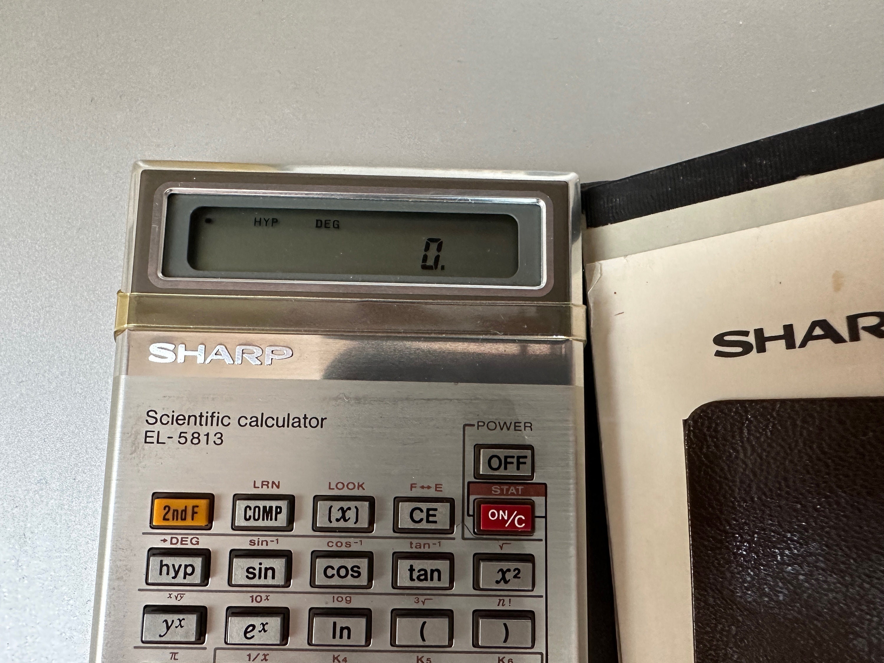 Sharp Pocket Calculator Scientific EL 5813 Vintage Superb Sharp Pocket Calculator Scientific EL 5813 Vintage Superb