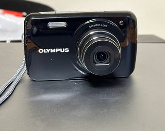 Olympus VH 210 Digital Camera 14.0 Mega Pixel Black Tested Works