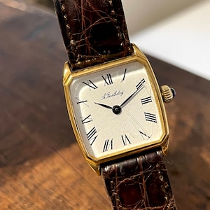 Alexis Barthelay Lady Watch Tank Gold Plated Rare Mechanical - Etsy