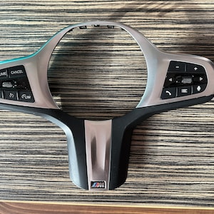 BMW Steering Wheel Trim & Switches for G20 G21 G22 G80 M - Complete Set, Premium Upgrade  Easy Installation multi function control