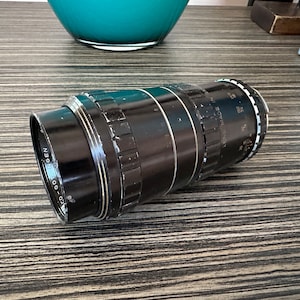 Isco Göttingen Tele-Westanar 180mm f/4 Telephoto Lens for Exa Exakta Cameras Vintage Photography Optical