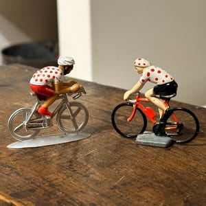 Rare decorative tour de france miniature cycle bicycle vintage style design gift present men art statue sculpture champion