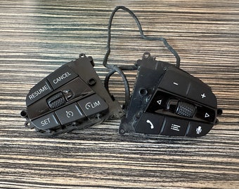 Embellecedor de volante BMW con botón de control de volumen OEM 9873220 M, pieza de repuesto para la mejora del interior del vehículo.