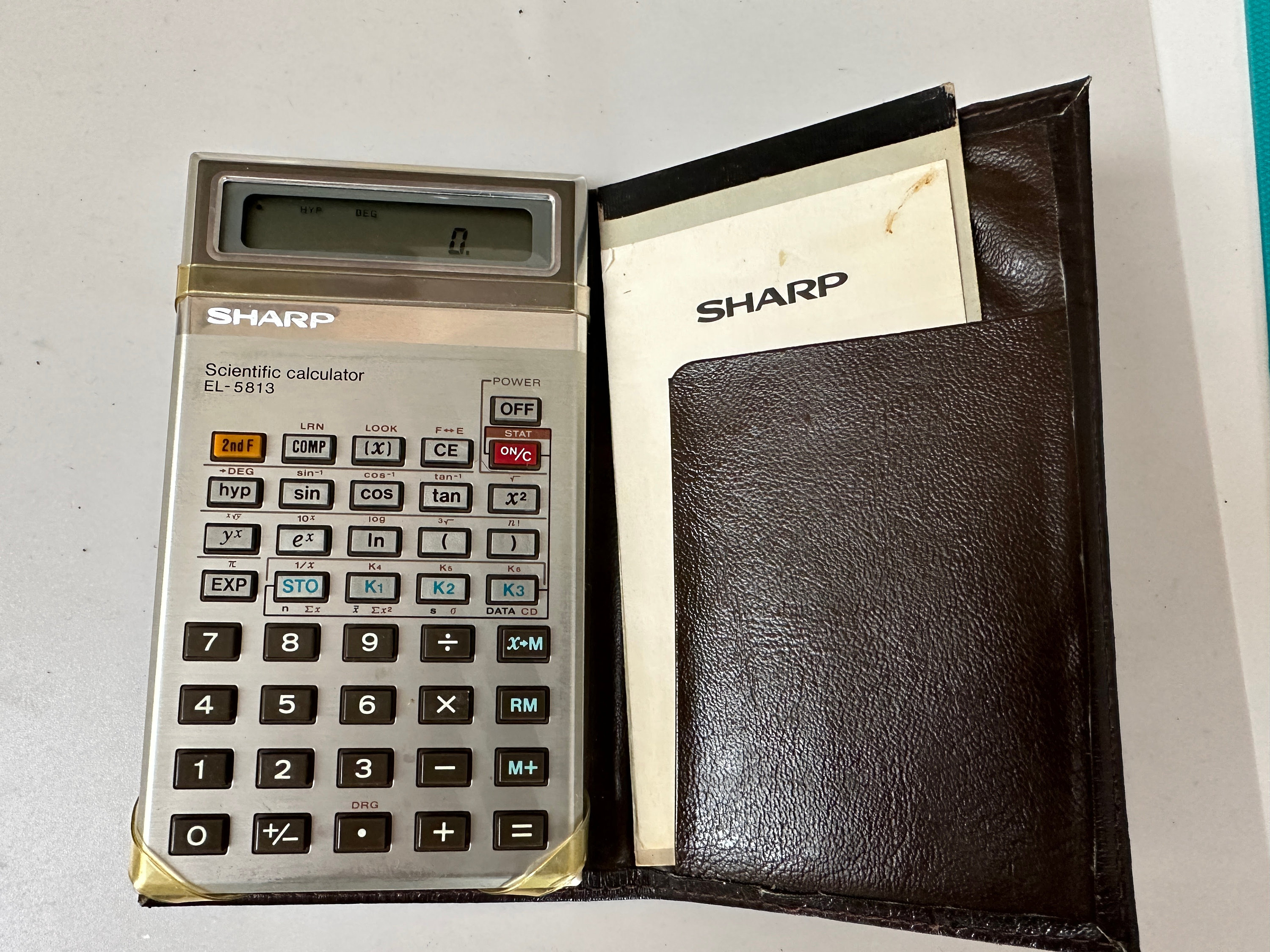 Vintage Sharp EL-5813 Scientific Pocket Calculator, Superb