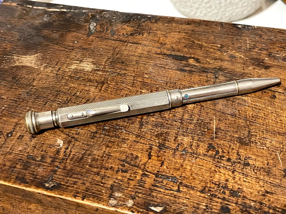 Antique vintage 4 color mechanical pencil victorian rare Etsy