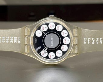 Orologio al quarzo vintage Swatch gk305, orologio da polso in stile retrò, Swatch da collezione, orologio casual unisex, regalo per gli amanti degli orologi, design classico