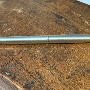 Waterman Vintage Silver Plated Ballpoint Pen – Rare Collector’s Elegant Writing Instrument & Gift