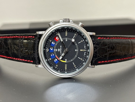Lorenz Yacht Timer Chronograph Watch 38mm Regatta Regate Valjoux 7767 Etsy