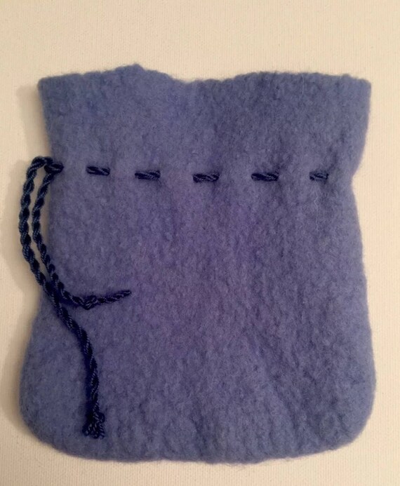 small felt drawstring bags