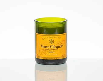 Repurposed Veuve Candle