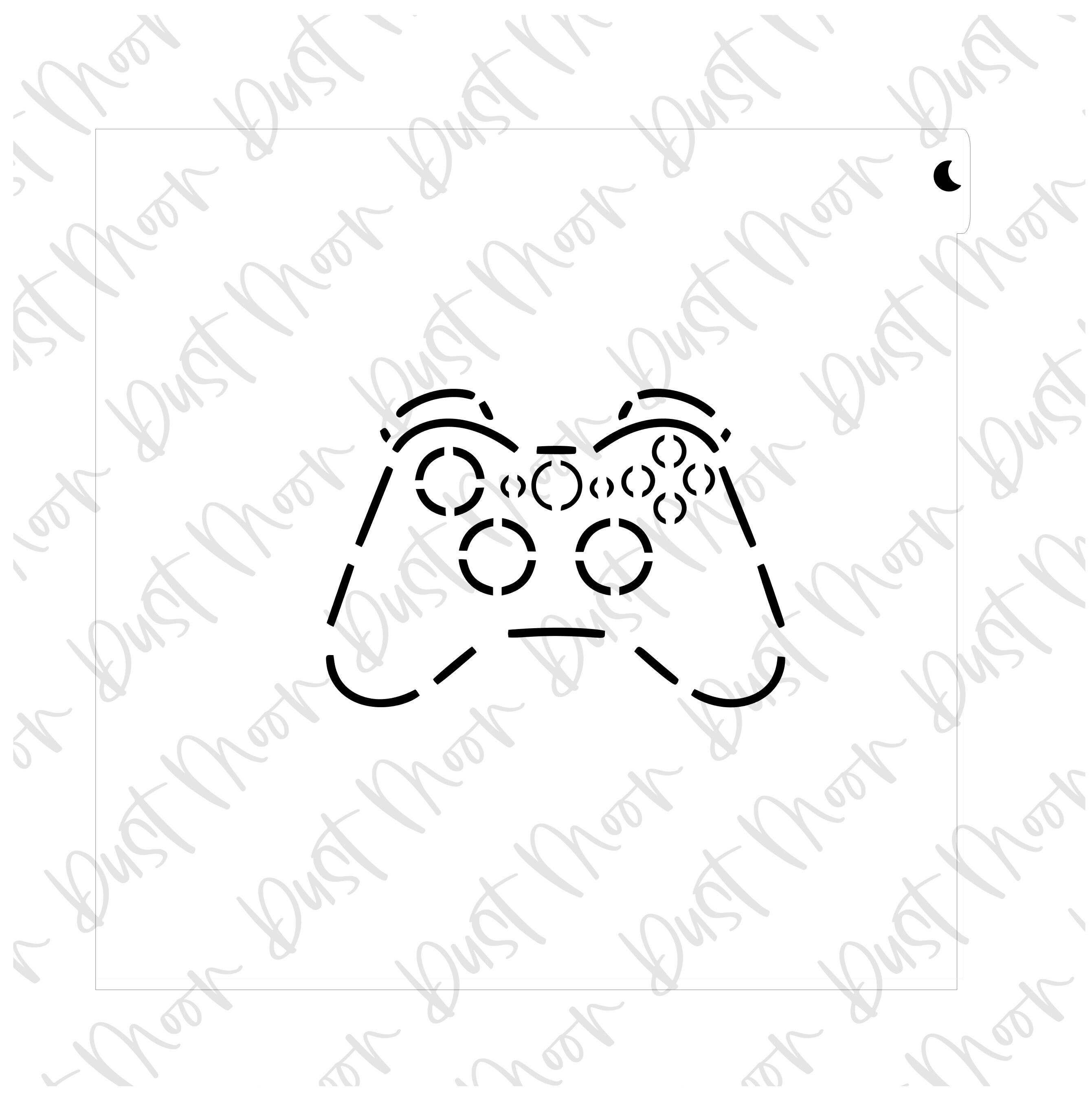 PYO Game Controller Mylar Plastic Cookie Stencil Etsy