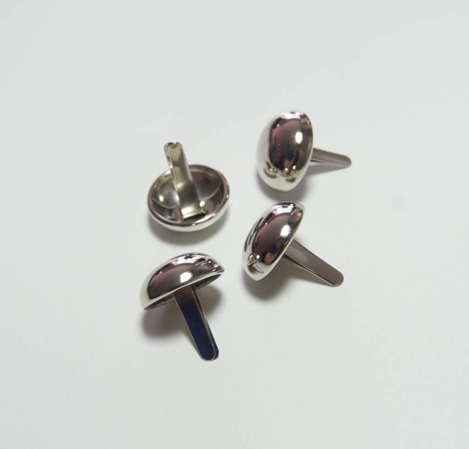 18mm domed bag feet purse feet feet for bags silver Etsy