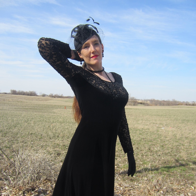 Gothic Velvet Dress