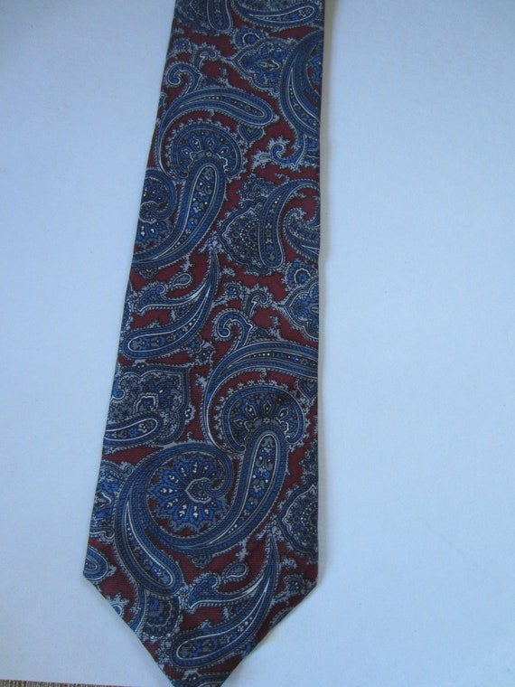 Vintage Silk Ties, 80's, 90's /Hand Silk Screened… - image 4